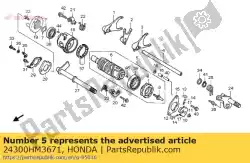 Qui puoi ordinare nessuna descrizione disponibile al momento da Honda , con numero parte 24300HM3671: