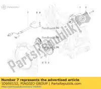 1D000152, Piaggio Group, cabos de conexão avviamento vespa met0000ea met0000ha, metm858e, met0002ha, metm8500, metm858f,  met0002da, met0000da met0002ja;met0000ja 125 150 2016 2017 2018 2019 2020 2021 2022, Novo