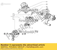 500542, Piaggio Group, Roller cage vespa px vespa px zapm74100, zapm74101 zapm74200, zapm743d 125 150 1992 2007 2008 2011 2016 2017 2018, New