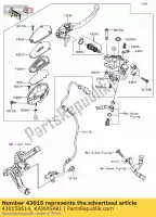 430150614, Kawasaki, cylinder-assy-master,fr kawasaki gtr  e 1400gtr abs zg1400 kact 1400 , New