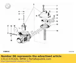 Qui puoi ordinare copertina (dal 09/1978) da BMW , con numero parte 13111335326: