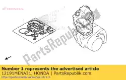 Aqui você pode pedir o junta, cilindro em Honda , com o número da peça 12191MENA31: