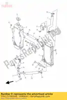 5TA125780000, Yamaha, manguera 3 yamaha wr yz 450 2003 2004 2005 2006, Nuevo