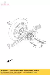 Aquí puede pedir válvula, llanta tr413 de Yamaha , con el número de pieza 939000082700: