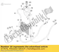 577676, Piaggio Group, tuyau de livraison d'huile piaggio zip zip sp zip sp h 50 1996 1998 2006, Nouveau