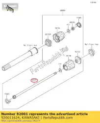 Aquí puede pedir tornillo bridado z1100 de Kawasaki , con el número de pieza 920011624: