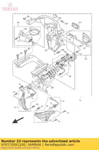 yamaha 970170501200 bullone (4gv) - Il fondo