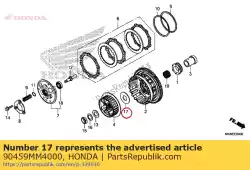 Ici, vous pouvez commander le rondelle, 60x25x2 auprès de Honda , avec le numéro de pièce 90459MM4000: