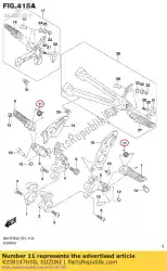 bewaker, fr ftr., l van Suzuki, met onderdeel nummer 4358147H00, bestel je hier online: