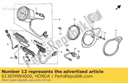 Qui puoi ordinare copertura, metro da Honda , con numero parte 61305MBH000: