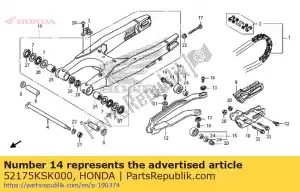 Honda 52175KSK000 rullo, catena (32) - Il fondo