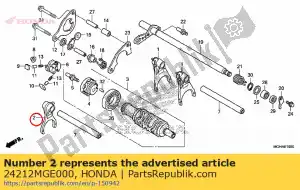 honda 24212MGE000 forcella, cambio centrale - Il fondo