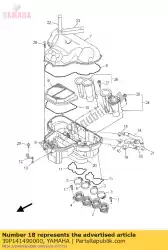 Aquí puede pedir tubo de Yamaha , con el número de pieza 39P141490000: