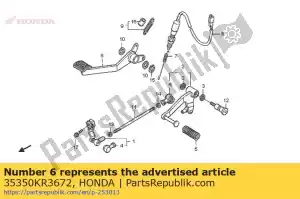 honda 35350KR3672 sw assy, ??parada traseira - Lado inferior