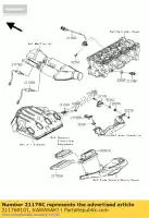 211760101, Kawasaki, czujnik, krzywka kawasaki zx10r ninja e f h2r  p h2 n zx 10r 1000 , Nowy