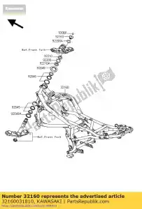 kawasaki 32160031810 frame,      zwart - afbeelding 17 van 17