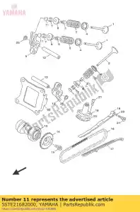 yamaha 5STE21682000 pad, adjusting (1. - Bottom side