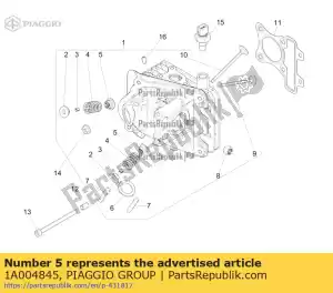 Piaggio Group 1A004845 ventildichtungsring - Il fondo