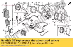 Here you can order the screw-washer, 5x8 from Honda, with part number 938920500807: