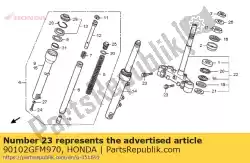 Ici, vous pouvez commander le aucune description disponible pour le moment auprès de Honda , avec le numéro de pièce 90102GFM970: