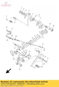 yamaha 5VX274450000 placa 1 - Lado inferior