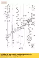 48600073S, KTM, Adapter dostosuj. ga?ka + tuleja ktm adventure exc rally rallye smr sx sxs xc 125 200 250 300 380 400 450 520 525 540 560 660 950 2002 2003 2004 2005 2006 2007, Nowy