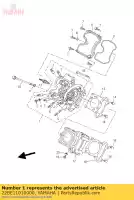 22BE11010000, Yamaha, conjunto de culata de cilindro yamaha wr 125 2009, Nuevo