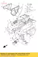 5YKE44370000, Yamaha, canal yamaha mt 660 2006 2007 2008 2009 2011 2012, Nouveau