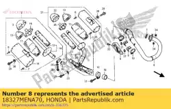 geen beschrijving beschikbaar op dit moment van Honda, met onderdeel nummer 18327MENA70, bestel je hier online: