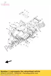 Aquí puede pedir marco comp. De Yamaha , con el número de pieza 3FA211101033: