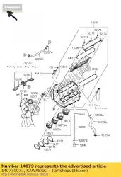 Here you can order the duct zx636-c1h from Kawasaki, with part number 140730077: