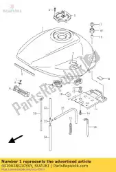 Ici, vous pouvez commander le réservoir, carburant auprès de Suzuki , avec le numéro de pièce 4410038G10YAY: