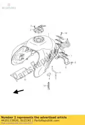 Qui puoi ordinare set tappi, carburante ta da Suzuki , con numero parte 4420133820: