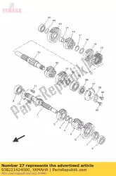 Here you can order the sprocket, drive (14t) from Yamaha, with part number 938221424000: