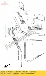 Qui puoi ordinare calotta del connettore del cavo da Yamaha , con numero parte 4BP262700000: