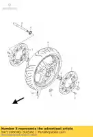 5471106G00, Suzuki, Eje delantero suzuki gsf bandit su a gsx  fua sua fu s f sa fa dl vstrom u ua dl1000 v strom gsf650nsnasa gsx650f gsx650fa gsf650sasa 650 1000 , Nuevo