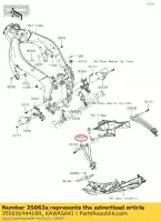 35063044418R, Kawasaki, ficar, rr, lh, f.s.black kawasaki zx6r ninja r zx10r f  zx 10r 6r abs zx600 zx636 636 se 600 1000 , Novo