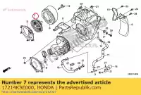 17214KSE000, Honda, base assy., elemento honda  crf 150 2007 2008 2009 2012 2013 2014 2018 2019 2020, Novo