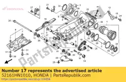 Ici, vous pouvez commander le cap, rr. Bras oscillant auprès de Honda , avec le numéro de pièce 52161HN1010: