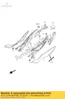 4721144H00YVB, Suzuki, deksel, frame, l (b suzuki sfv gladius u  ua a sfv650a 650 , Nieuw