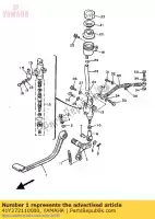 41Y272110000, Yamaha, pédale, frein yamaha xj xjf 900, Nouveau