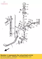 Aquí puede pedir pedal, freno de Yamaha , con el número de pieza 41Y272110000: