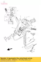 4KB262321000, Yamaha, emblème 3d yamaha yfm yfmfw wolverine x 350 44, Nouveau