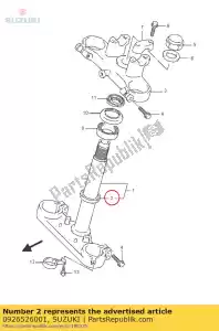 Suzuki 0926526001 lager, string - Onderkant