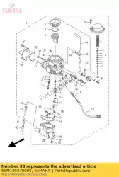 Aqui você pode pedir o grampo em Yamaha , com o número da peça 5KM149370000: