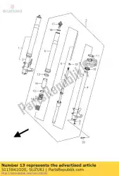 onderlegring van Suzuki, met onderdeel nummer 5115841G00, bestel je hier online: