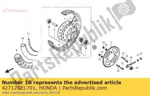 honda 42712GEL701 d?tka, opona (cheng shin) - Dół