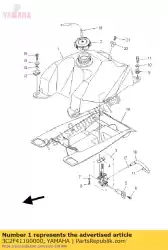 Aquí puede pedir tanque de combustible comp. De Yamaha , con el número de pieza 3C2F41100000: