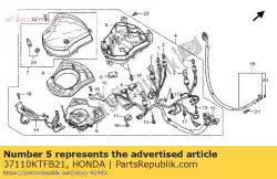 meter comp., combinatie (km / u) van Honda, met onderdeel nummer 37110KTFB21, bestel je hier online: