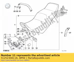 bmw 51252308118 catch (to 08/1993) - Bottom side